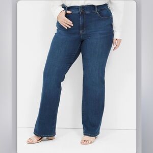 Lane Bryant Flexmagic High Rise Straight Jeans Size 16